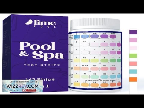 7in1 Spa Pool Test Strips – 162 Accurate Pool Water Test Kit Review