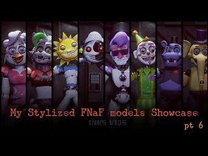 [Blender/FNaF] My stylized models Showcase pt 6