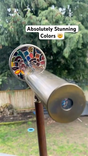 Vintage Brass Kaleidoscope 🤯 Unreal Colors & Patterns! #art