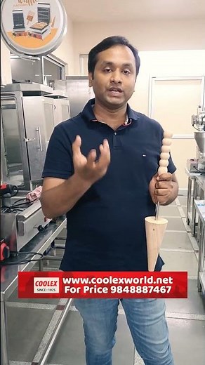 Chimney Cake Maker with Making proses Demo COOLEX FOOD MACHINES