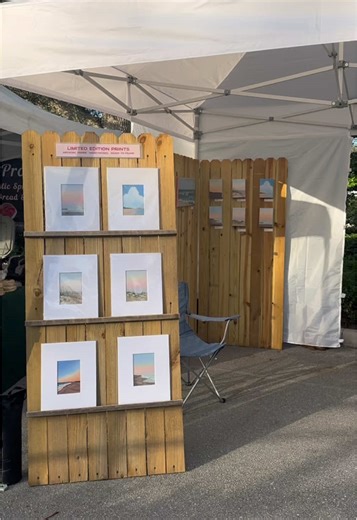 Let me know what you think and if you have any ideas! #artmarket #boothdisplay #artistsoftiktok #oilpainting #fineartprints