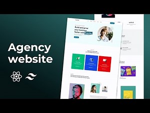 Agency website using React.js and Tailwind css