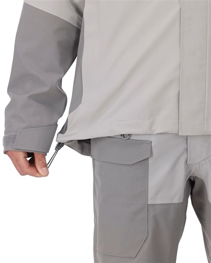 Now available in an improved, durable, stretch 3-layer textile construction, the Simms Challenger Men's Bib and Jacket are the ultimate waterproof, breathable fishing outfit that moves with you when you are targeting the fish of a lifetime. #FishItWell #BoatFishing #FlyFishing #SimmsFishing | Flyfish Europe