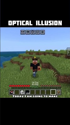🤯 Minecraft Optical Illusion Tutorial (No Mods!) #minecraft