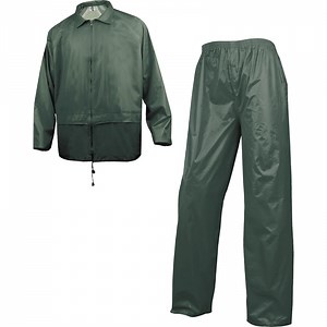 [Hot Item] High Quality PVC Polyester Adult Rainsuit Rain Coat Rain Pants Waterproof Workwear