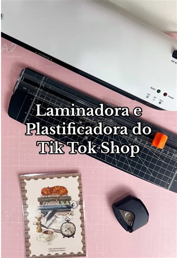 Se você está buscando uma ferramenta para facilitar o dia a dia do seu negócio, vocêa precisa conhecer essa plastificadora e laminadora achadinho no tik tok shop #fyp #achadinhos #atelie #personalizados #papelaria