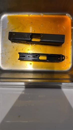 Scientific Coatings on Instagram: "There is no substitute for hand washing. While I own ultrasonic cleaners, they can never replace a hand scrub. I chase perfection in every project, and am never satisfied. Stay hungry. ⁣ ⁣ #cerakote #pewpew #2a #gun #craftmanship"