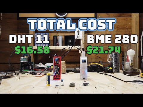 I Built a Handheld Temp & Humidity Sensor — DHT11 vs BME280 in Real Use