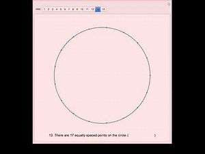Constructing a Regular Heptadecagon (17-gon) with Ruler and Compass