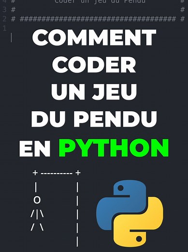 Apprenez à coder un jeu du pendu en Python