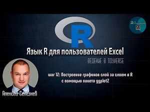Язык R для пользователей Excel #12: Построение графиков слой за слоем на языке R с помощью ggplot2