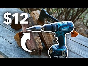 The Cordless Drill Firewood Auger