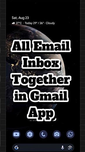 Find All Email Inbox Together in Gmail #gmail #gmailaccount