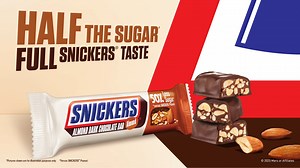 The new SNICKERS® flavour is proving to be a HIT  packing a powerful punch of #DarkChocolate and the crunch of #Almonds.  Even enemies can turn into friends  when you've got #HalfHalf of the SNICKERS® Almond Dark Chocolate to share. Snack on your half now: https://bit.ly/47A9BnP #SNICKERSSingapore #HalfHalf #DarkChocolate #Almond | Snickers Singapore | Facebook