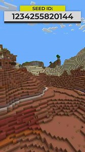 Mesa Mountains and Cliffs Minecraft 1.20.6 Seed Exploration