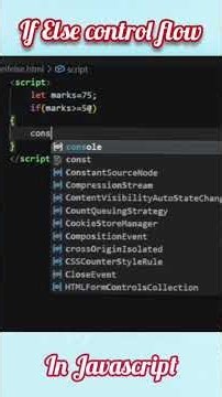 if else in javascript. #shortvideo #javascript #js