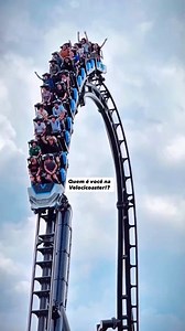 1.1M views · 1.6K reactions | A VelociCoaster é pura adrenalina! ...