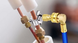 A/C Retrofit Valve Kit-Refrigerant Retrofit Valve Set, with R12 to R134A Low Side Adapter, BPV31 Bullet Piercing Valve, for HVAC Refrigerant System R12 R22 R502 R134A