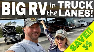 Save Big on RV Diesel in the Truck Lanes! (TSD Open Roads)