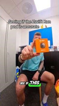 Testing the Zwift run pod