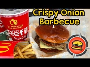Vlog: We tried the new Crispy Onion Barbecue - McDonald's