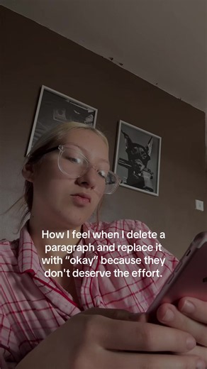 How I feel deleting a paragraph and replacing it with “okay”