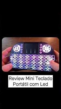 Review of Mini Portable Keyboard with LED #review #tech #keyboard #unboxing #tips #technology #sh...