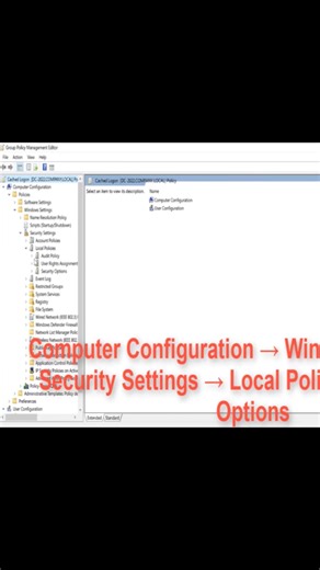 Allow Domain User To Log On When Domain Controller Is Not Available Using Group Policy Server 2022