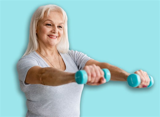 4 Exercises Women Over 55 Should Do Daily to Tighten Arm Flab