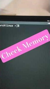 Check Memory in Linux 🔥| Linux Tips Day -088 #techreels #reel #short #Linux #Linuxtips