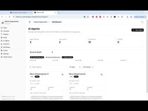 WhatAI CRM — Demo: CRM con AI Agents e WhatsApp Integrato | Next.js 16 + AI SDK