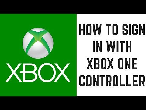 How to Sign in With Xbox One Controller