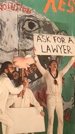 Vermont’s Bread and Puppet Theater is on tour with a mission to make ‘the revolution irresistible.’ A group of 15 artists is traveling to 33 U.S. cities to stage this year’s show, ‘Our Domestic Resurrection Revolution in Progress.’ This is one of their acts. | NowThis Daily