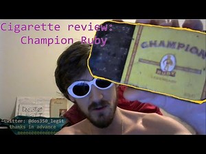 Cigarette Review 🚬 : Champion Ruby