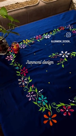 Embroidery Table cover #tablecloth #embroidery #table
