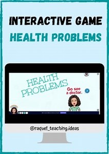 Genially (quiz): health problems vocabulary