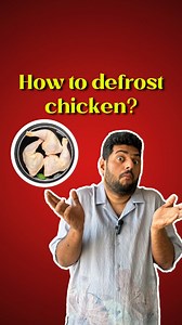 Shashank Alshi | Defrost your chicken in 10 mins! 😱 Here’s a quick and easy method to thaw chicken in just 10 minutes using water, vinegar, and salt. Step... | Instagram