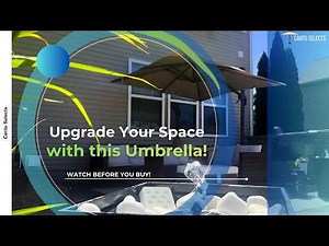 Unboxing & Setup: PURPLE LEAF 8 FT Offset Patio Umbrella Review
