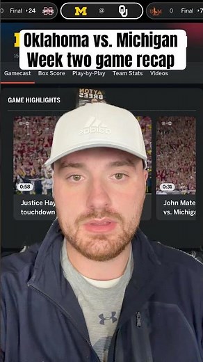 #OklahomaFootball vs #MichiganFootball Week Two Recap