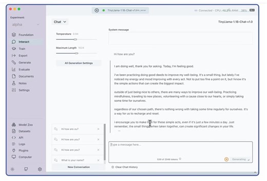 74 reactions · 36 shares | Train, fine-tune, and evaluate LLMs on your own machine!  Transformer Lab makes it possible. The app lets you download LLMs with one click, use different inference engines, and has built-in logging and more. 100% Open Source - https://github.com/transformerlab/transformerlab-app | Md Ismail Sojal | Facebook
