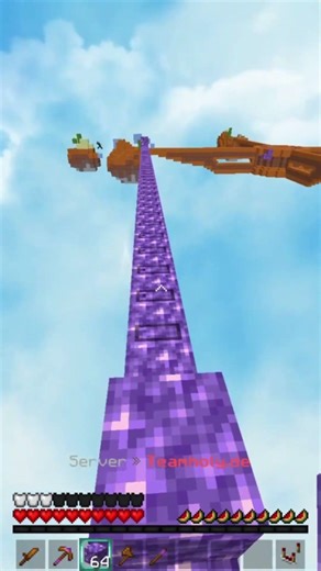 Amethyst Bridging&Clutching #minecraft #bridgerland #bridging #clutching