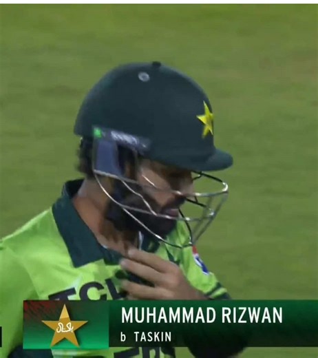 Muhammad Rizwan Falls for 4 Runs in Pak vs Ban Match