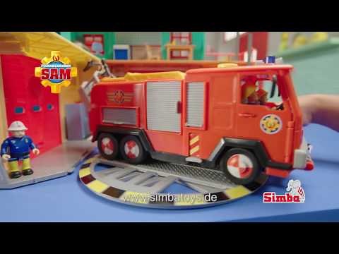 Feuerwehrmann Sam Neue Feuerwehrstation mit Figur