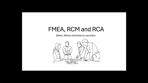 ASQ RRD series webinar FMEA, RCM or RCA Which is the right one for the issues I have?