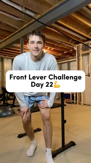 Front Lever Challenge: Day 22🙈