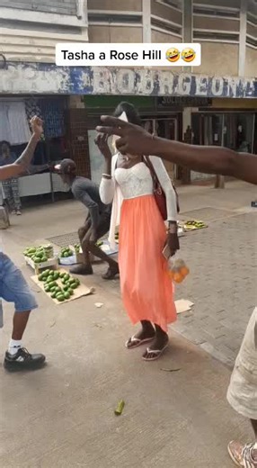 Vibrant Outdoor Market Scene with Unique Characters