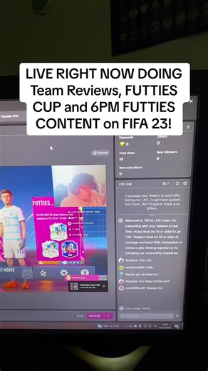 FIFA 23 Team Reviews Live Stream with FUTTIES Cup Gameplay
