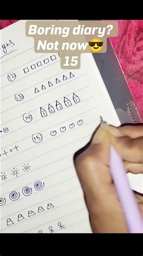 Boring diary? Not now😎15 #viral #art #shorts #diary #decoration