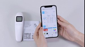 Forehead Thermometer Kids and Adults Thermometer with Fever Alarm Bluetooth Thermometer Application Smartphone for iOS and Android for Kids and Adults Touchless Quick and Accurate Temperature Reader