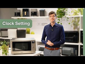 How to Set the Clock on Panasonic Microwaves